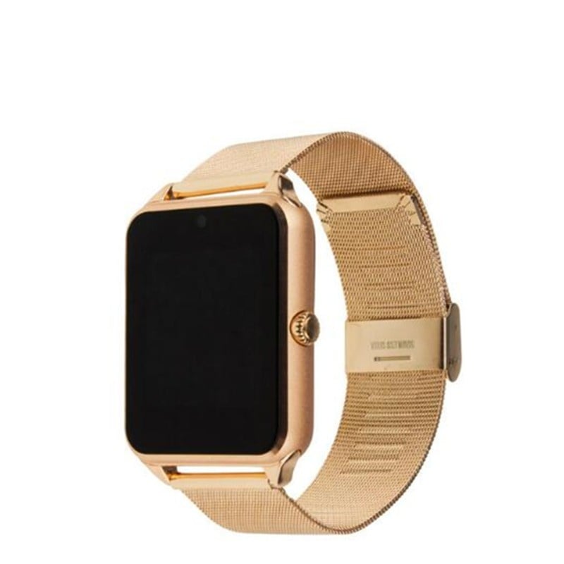 Ceas Smartwatch Techstar® Z60 Gold, Cartela SIM, 1.54 inch, Apelare, Alerte Sedentarism, Hidratare, Bluetooth 4.0 - 1 | YEO