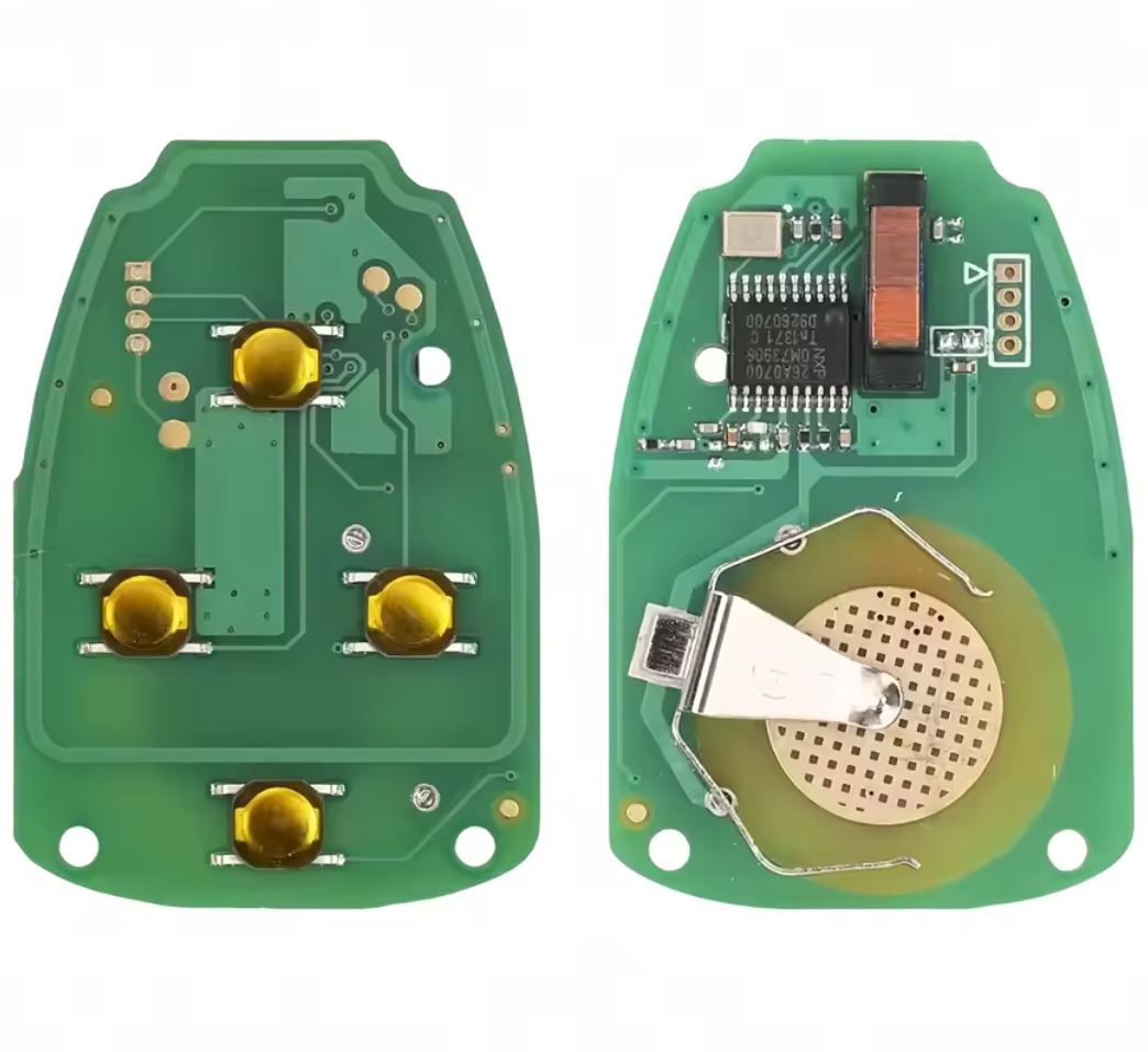 Cheie auto telecomanda 433MHz, 3 butoane, ID46 PCF7941, KOBDT04A, cu electronica si baterie, compatibila Chrysler 300, Dodge Charger/Durango, Jeep Grand Cherokee - imagine 3