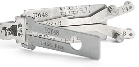 Decodor auto Lishi Original TOY48 v3 – 2-in-1 Pick pentru deblocare contact, usi si portbagaj, compatibil Toyota, Lexus, Subaru - imagine 2