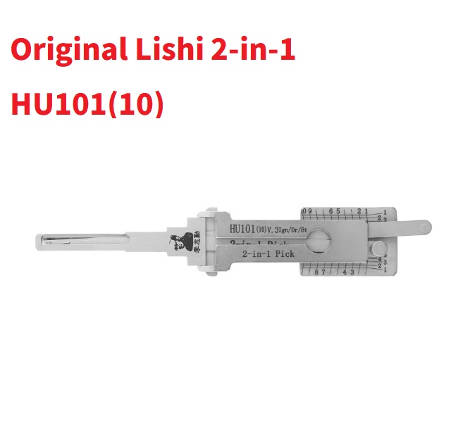 Decodor unealta auto Lishi Original HU101(10t) – 2-in-1 Pick/Decoder pentru contact, usa si portbagaj (Ford, Jaguar, Land Rover, Volvo, Lincoln) - imagine 2