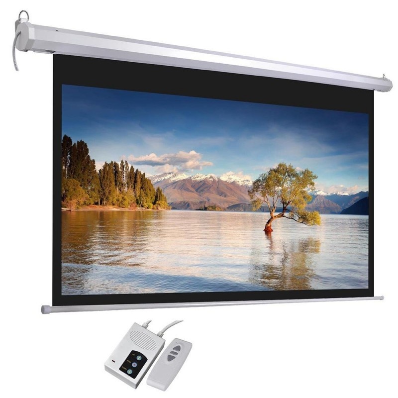 Ecran Electric pentru Proiectii Video 16:9, 203.2x114.3 cm, diagonala 233.68 cm