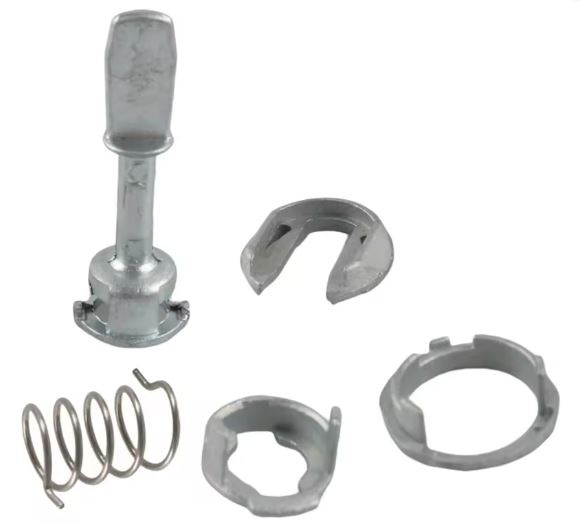 Kit reparatie incuietoare yala usa auto Techstar, compatibil VW Passat B5 Lupo Bora Golf 4 Audi A3 A4 A6, 1996–2005, 5 piese metalice - 1 | YEO