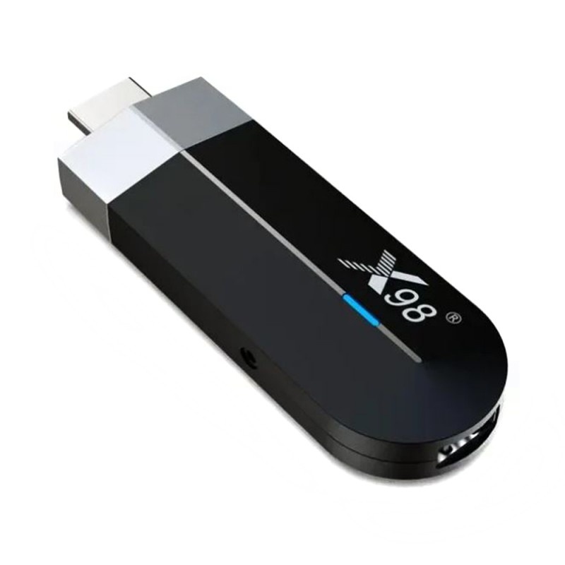 Media Player TV Stick Techstar® X98 S500, 4K, Android 11.0, Quad Core, 2GB RAM, 16GB ROM, WiFi 2.4G, Bluetooth, HDMI, Negru - 1 | YEO