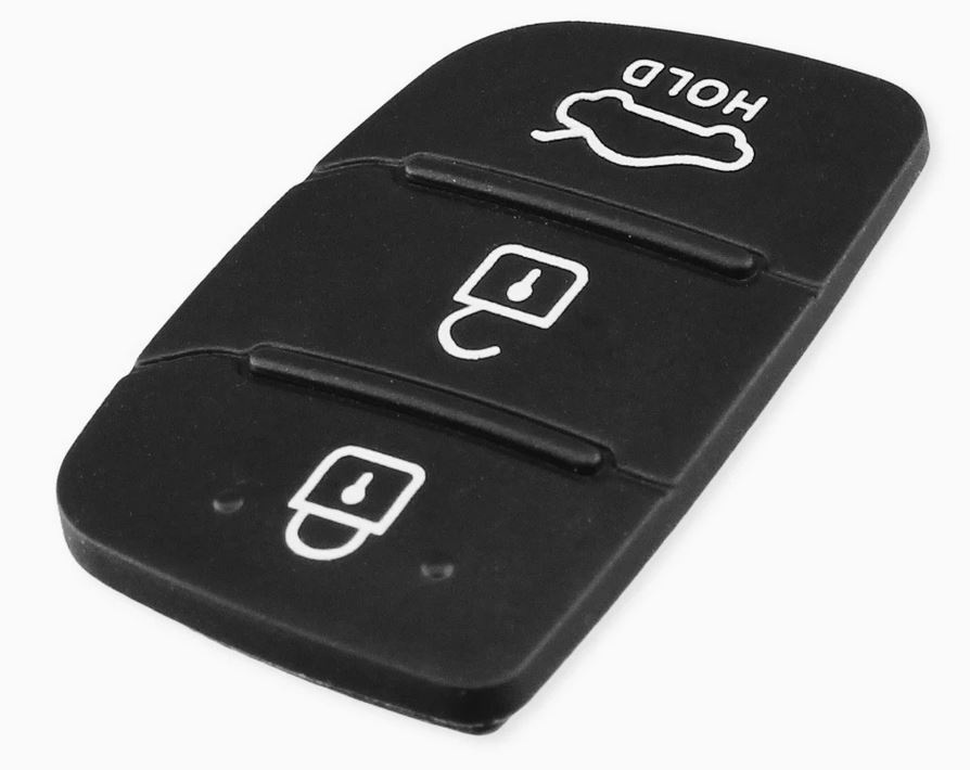 Membrana Cauciuc Butoane Cheie Auto 3 Butoane – Compatibila Hyundai, Kia – Pad pentru Telecomanda, Inlocuire Tastatura Cheie - 3 | YEO