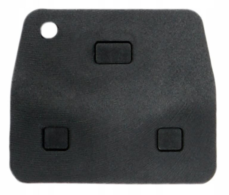 Membrana silicon butoane cheie Toyota cu 3 butoane, compatibila Yaris, Avensis, Corolla, RAV4 - 3 | YEO