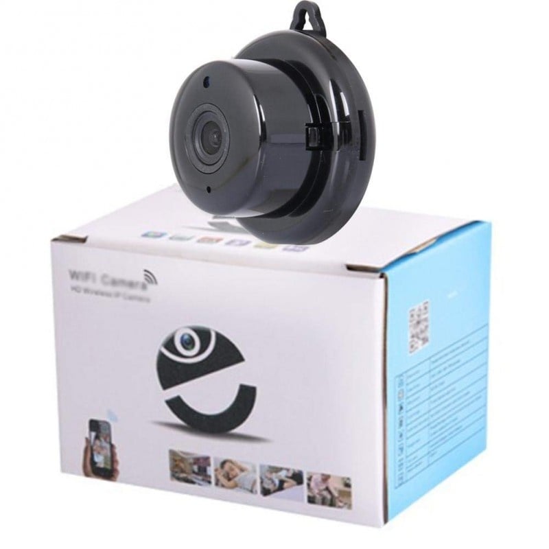 Mini Camera Video IP Techstar® V380 Spy WiFi 1080P IR Night Vision, cu Detectia Miscarii, Baby Monitor - 1 | YEO