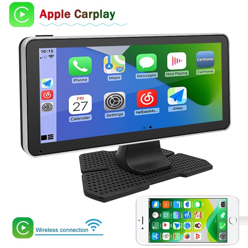 Navigatie Auto GPS Multimedia cu Apple CarPlay, Android si Mirrorlink, Techstar® 6088P, Display 6.88