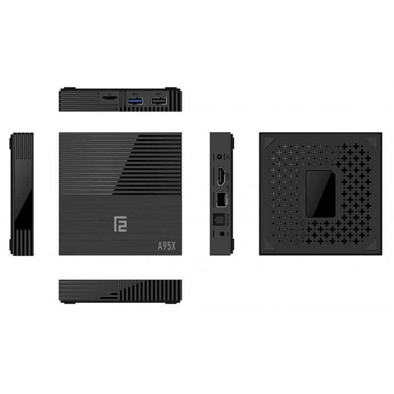 Poze Smart TV Box Mini PC A95X F2 Android 9.0 4GB RAM 32GB ROM 4K Quad Core Bluetooth HDMI WiFi Dual Band Ethernet Slot Card SD