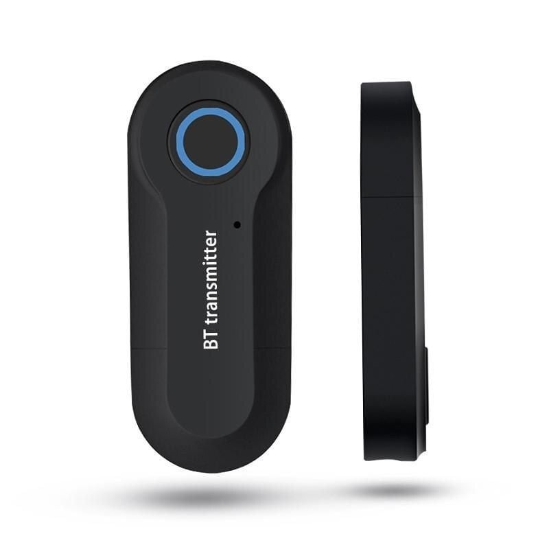 Adaptor Audio Bluetooth Techstar® T12, Bluetooth 5.0, Microfon Incorporat, AUX 3.5 mm, Hands Free, pentru PC/TV/Auto, Negru - 3 | YEO