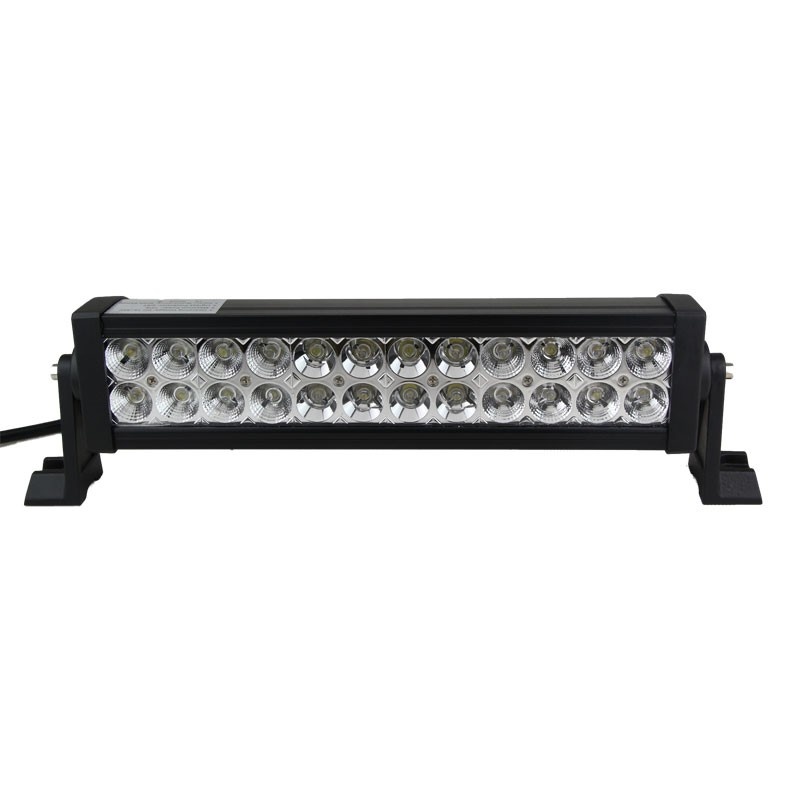 Bara proiectoare LED Auto Offroad Techstar® PNA2, 72W, 12V-24V, 6000 K, 5280 Lumeni, IP 67, 36 cm, Flood Beam 60° cu Leduri CREE XBD, Negru