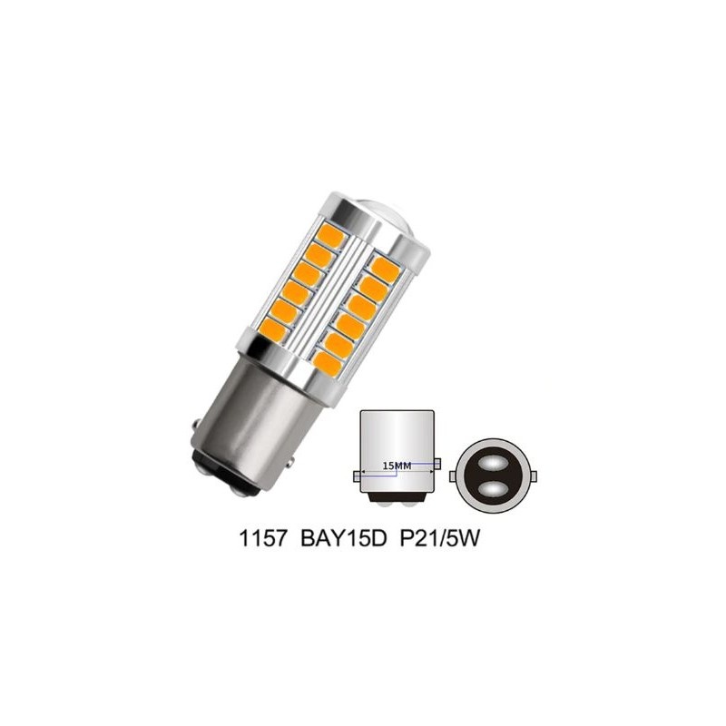 Bec Led Auto Techstar® BAY15D, 1157, Galben, 12V, 660 lm - 3 | YEO