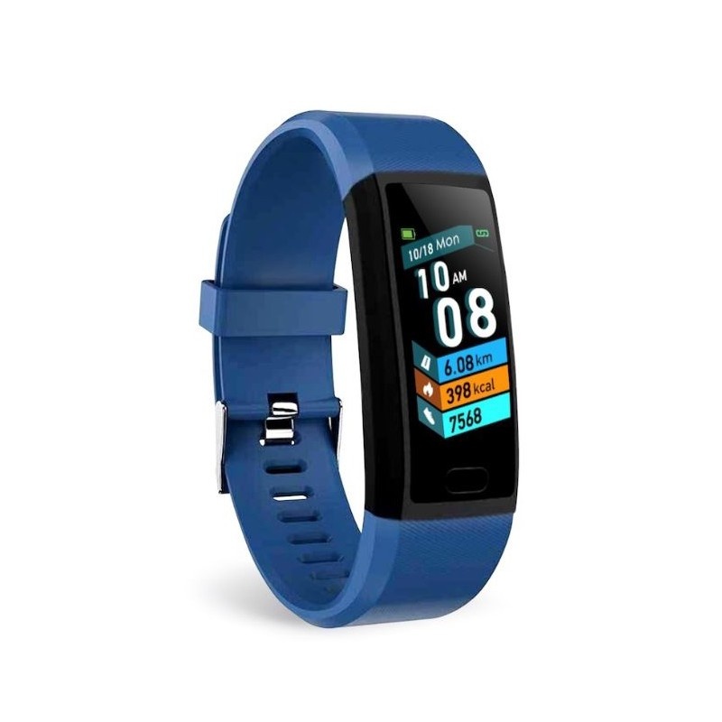 Bratara Fitness Smartband Techstar® T12 Waterproof IP65, Bluetooth 4.2, Compatibila Android & iOS, Display TFT 1.14