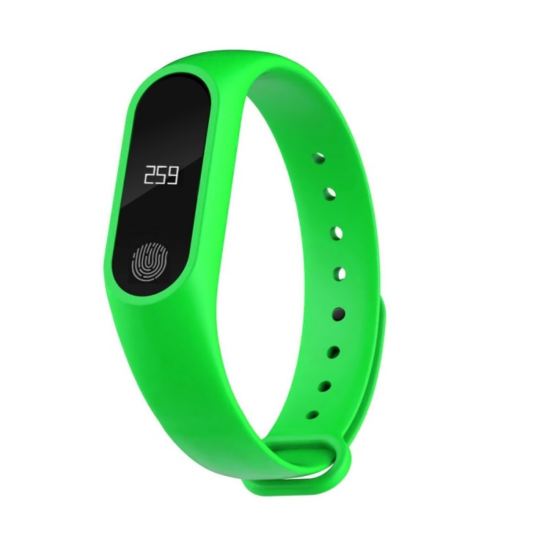 Bratara Fitness Techstar® M2 Verde, 0.42 inch OLED, Alerte, IP65, Monitorizare Cardiaca, Bluetooth 4.0 - 1 | YEO