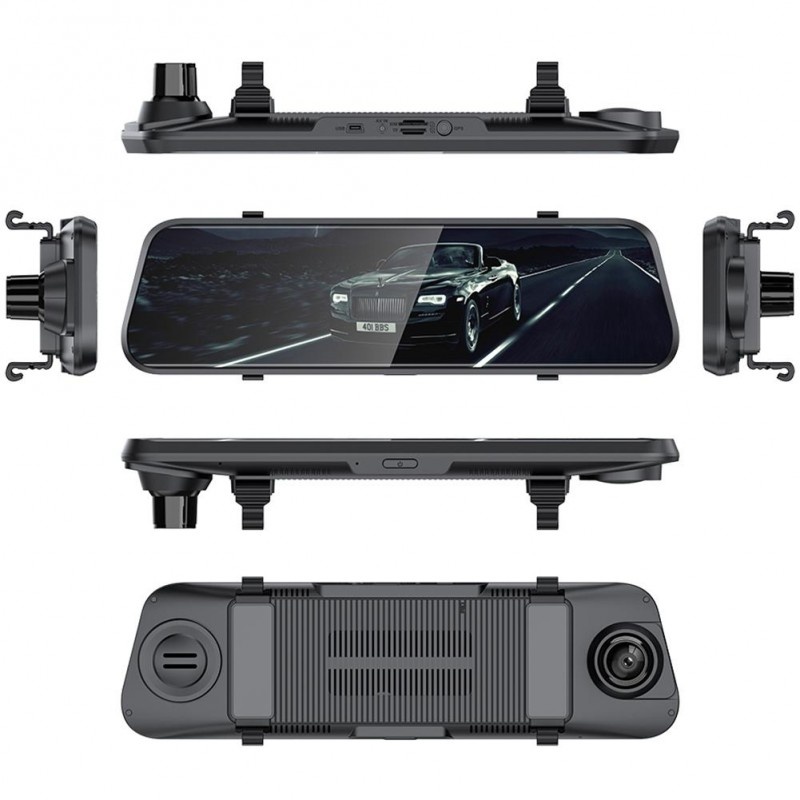 Camera Auto Dubla Tip Oglinda Techstar® Z9 Plus, Android 8.1, 4G