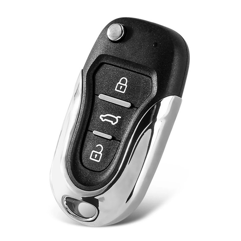 Carcasa Cheie Auto Techstar® KS-102 Pentru Hyundai i30, IX35 si Sonata, 3 Butoane, Lamela Toy 40, Negru