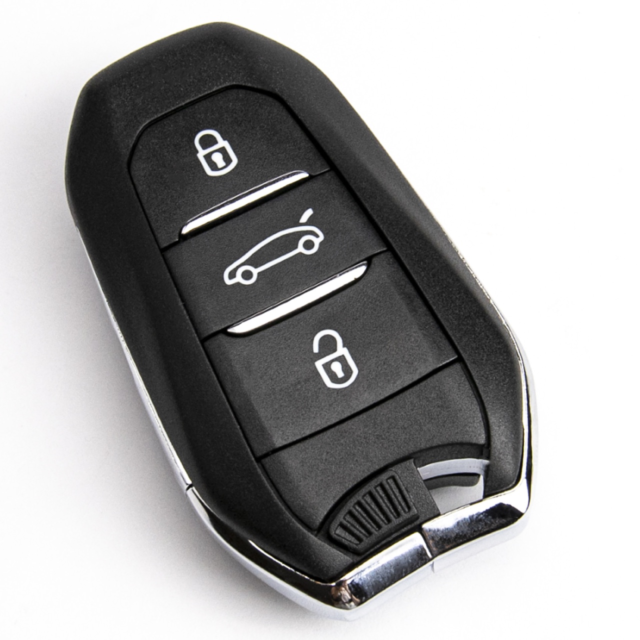 Carcasa cheie auto Techstar 3 butoane compatibila Citroen C2, C3, C4, C5, Berlingo, Jumper, Jumpy, Xsara – lama HU83