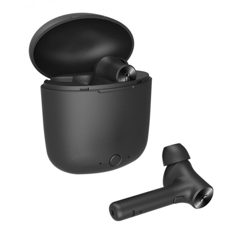 Casti Bluetooth Techstar® i60, Wireless, Incarcare Rapida Pentru Android si iOS, Negru - 1 | YEO