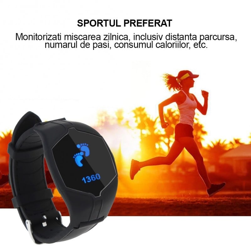 Ceas Smartwatch Sport Smartband X6 BT negru - 1 | YEO