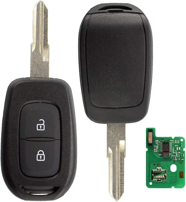 Cheie auto completa cu cip PCF7961M, 2 butoane, 433 MHz – Compatibila cu Dacia Logan, Duster, Sandero, Lodgy, Dokker, Renault Symbol, Trafic - 2 | YEO