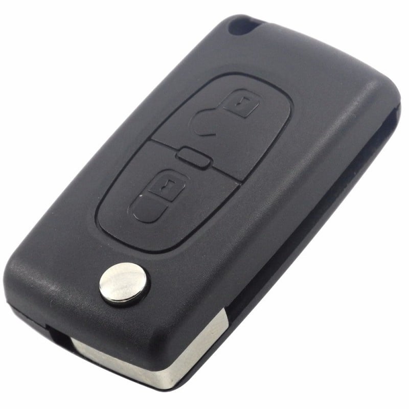 Cheie Auto Completa Techstar® Peugeot, 407, 307, 207, ID46, Lama HU83, 433Mhz 7961, 2 Butoane