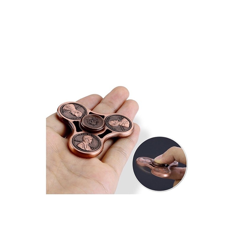 Fidget Spinner Metalic One Cent din Aluminiu - 1 | YEO