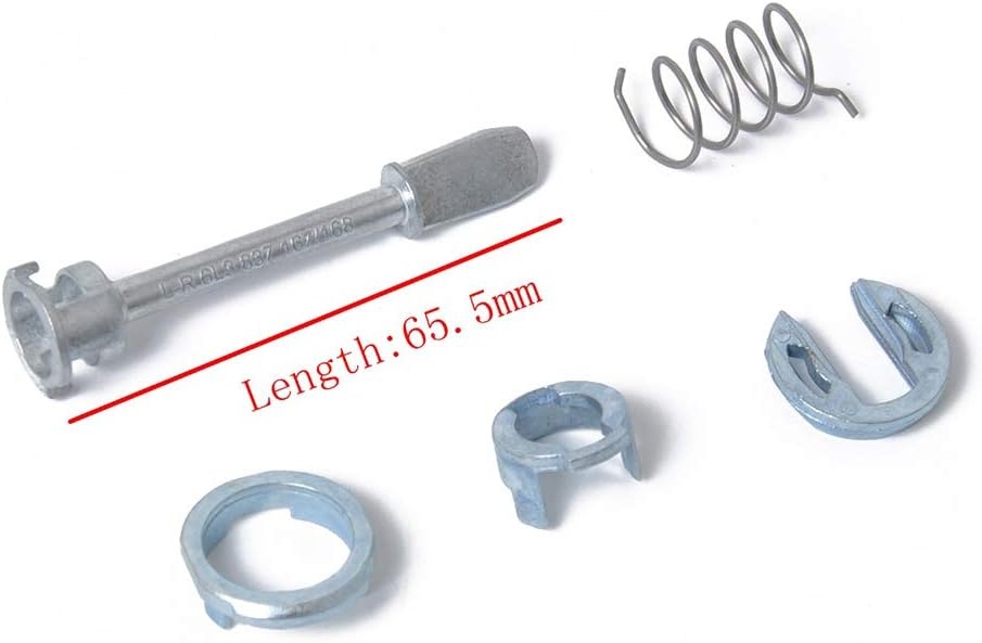 Kit reparatie butuc yala cilindru usa Techstar, compatibil Seat Ibiza, Cordoba (1996–2002), cod OE 6L3837167 / 6L3837168 - 1 | YEO