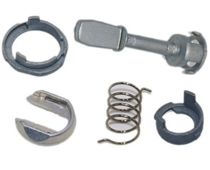 Kit reparatie incuietoare yala usa auto Techstar, compatibil VW Passat B5 Lupo Bora Golf 4 Audi A3 A4 A6, 1996–2005, 5 piese metalice - 2 | YEO