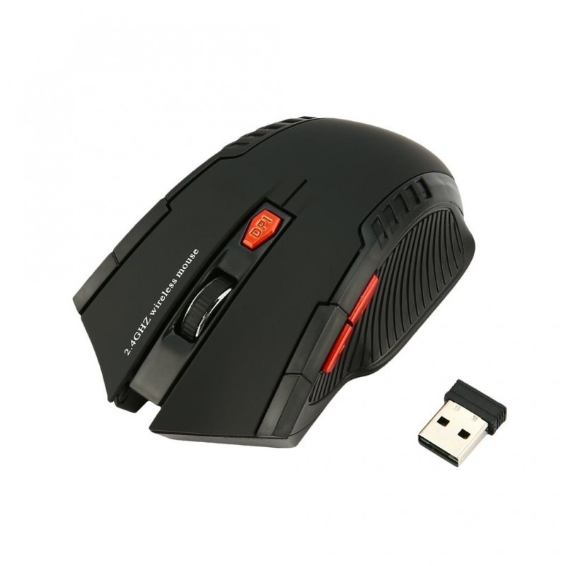 Mouse Optic Gaming Techstar(R), 2000dpi, Wireless, Design Ergonomic