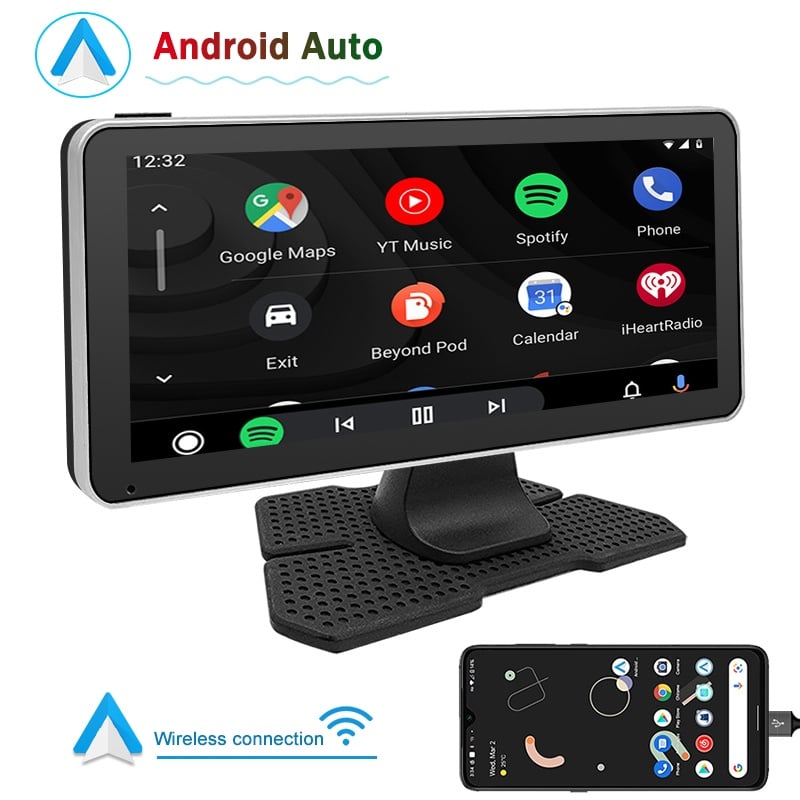 Navigatie Auto GPS Multimedia cu Apple CarPlay, Android si Mirrorlink, Techstar® 6088P, Display 6.88