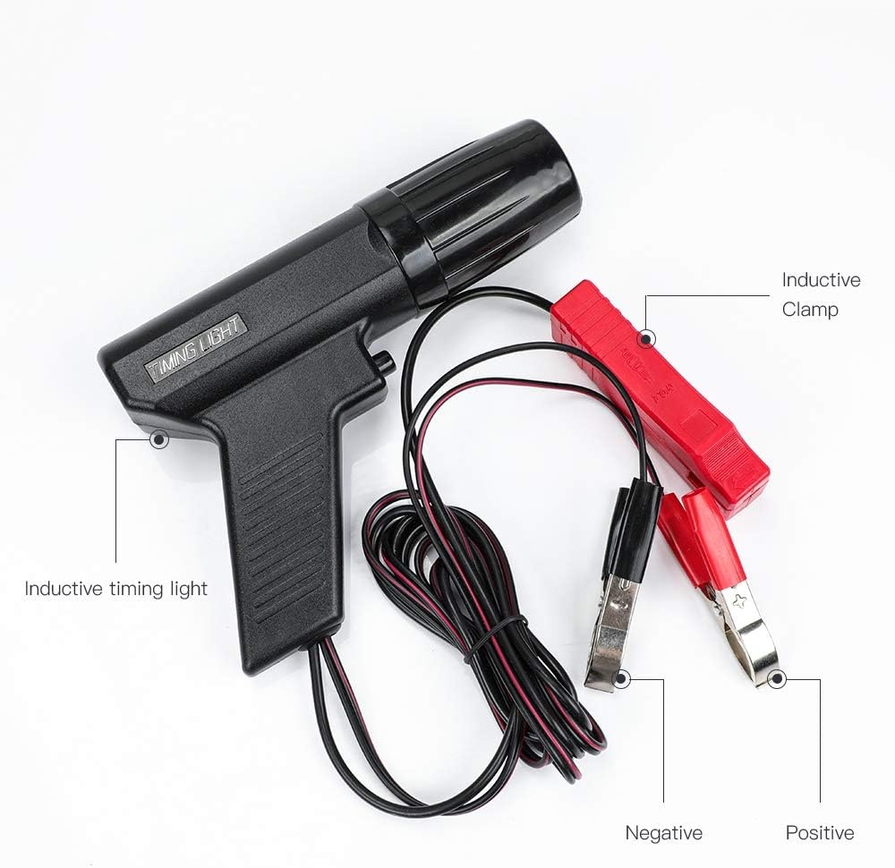 Pistol Stroboscopic pentru Reglaj Aprindere Auto 12V, Instrument Inductiv cu Xenon, Profesional pentru Motoare Auto pe Benzina - 2 | YEO