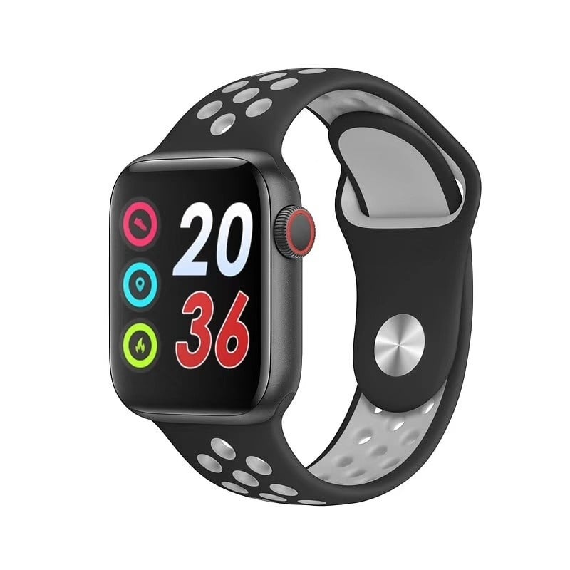 Resigilat Ceas Smartwatch Techstar® W5 Negru, 1.54 inch IPS, Monitorizare Cardiaca, Tensiune, Sedentarism, Bluetooth 4.2