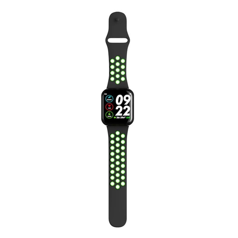 Smartwatch Techstar® Sport F9 Verde Waterproof IP67 Functie Bluetooth, Ecran 1.3 inch Conectare Android si IoS - 2 | YEO