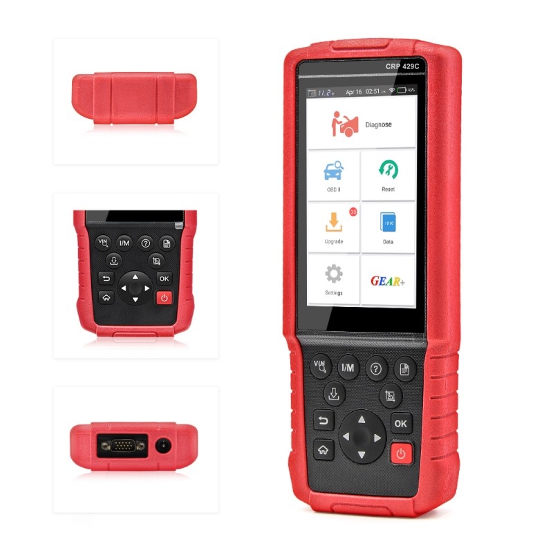 Tester Diagnoza Auto Launch Creader X431 CRP429C Profesional cu Interfata Android, Wi-fi, Multimarca OBD2 - 1 | YEO