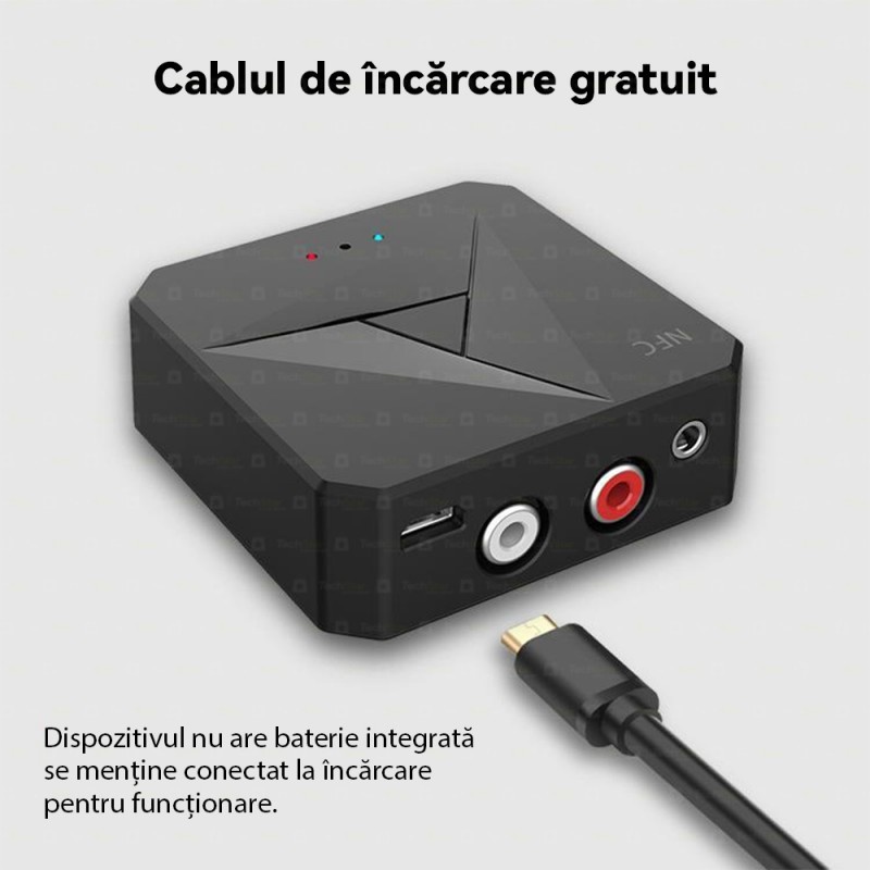 Adaptor Bluetooth Techstar® M21, transmitator si receptor pentru