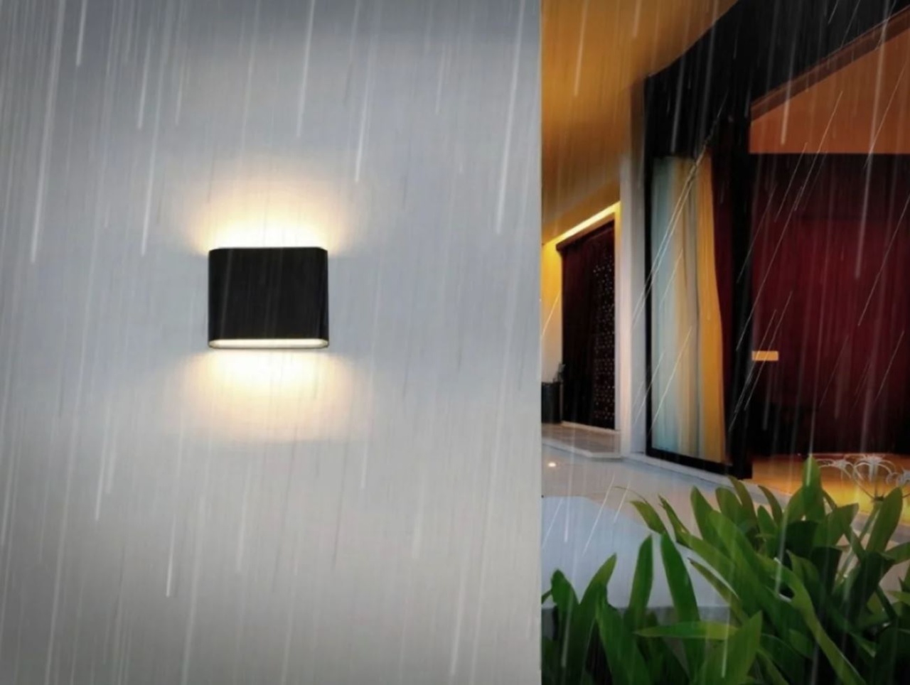 Aplica Exterior Techstar® LED Light C30, Putere 6W, A+, Rezistenta la Apa si Praf, Alb Neutru, 4000K, Aluminiu, Negru - 2 | YEO