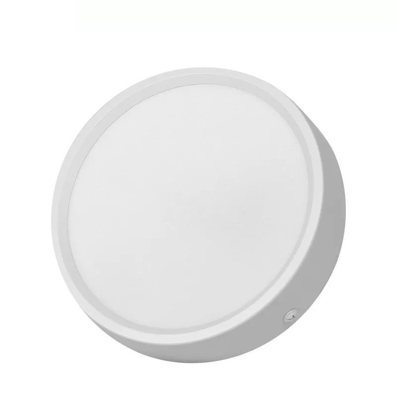 Poze Aplica LED Techstar® Slim P, Putere 10W, Culoare Lumina 6500K, Diametru 10cm, Grosime 3cm, CRI 80+, Corp Aluminiu, Alb