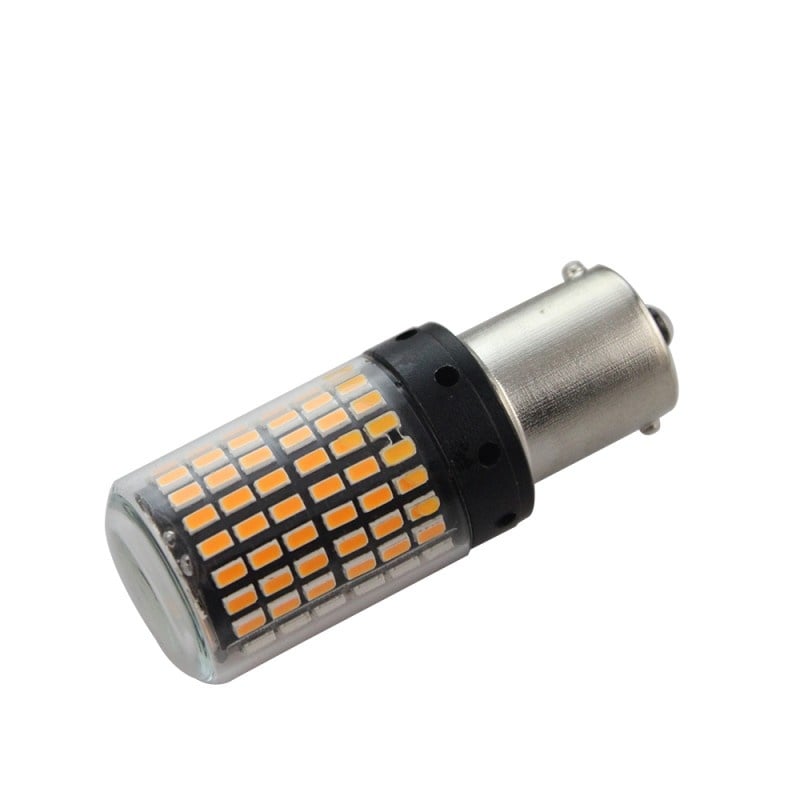 Bec Led Auto Techstar® BA15S, 1156, Galben, 12V, 800 lm - 1 | YEO