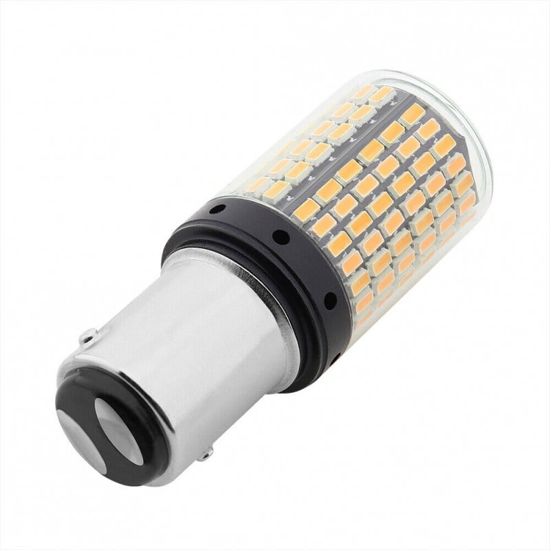 Bec Led Auto Techstar® BAY15D, 1157, Galben, 12V, 21W, 800 lm, Argintiu - 3 | YEO