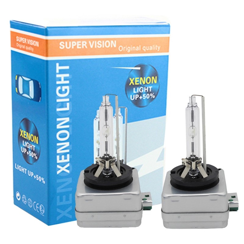 Becuri Xenon Techstar® SuperVision D3S, 6000K, 35w, +50%