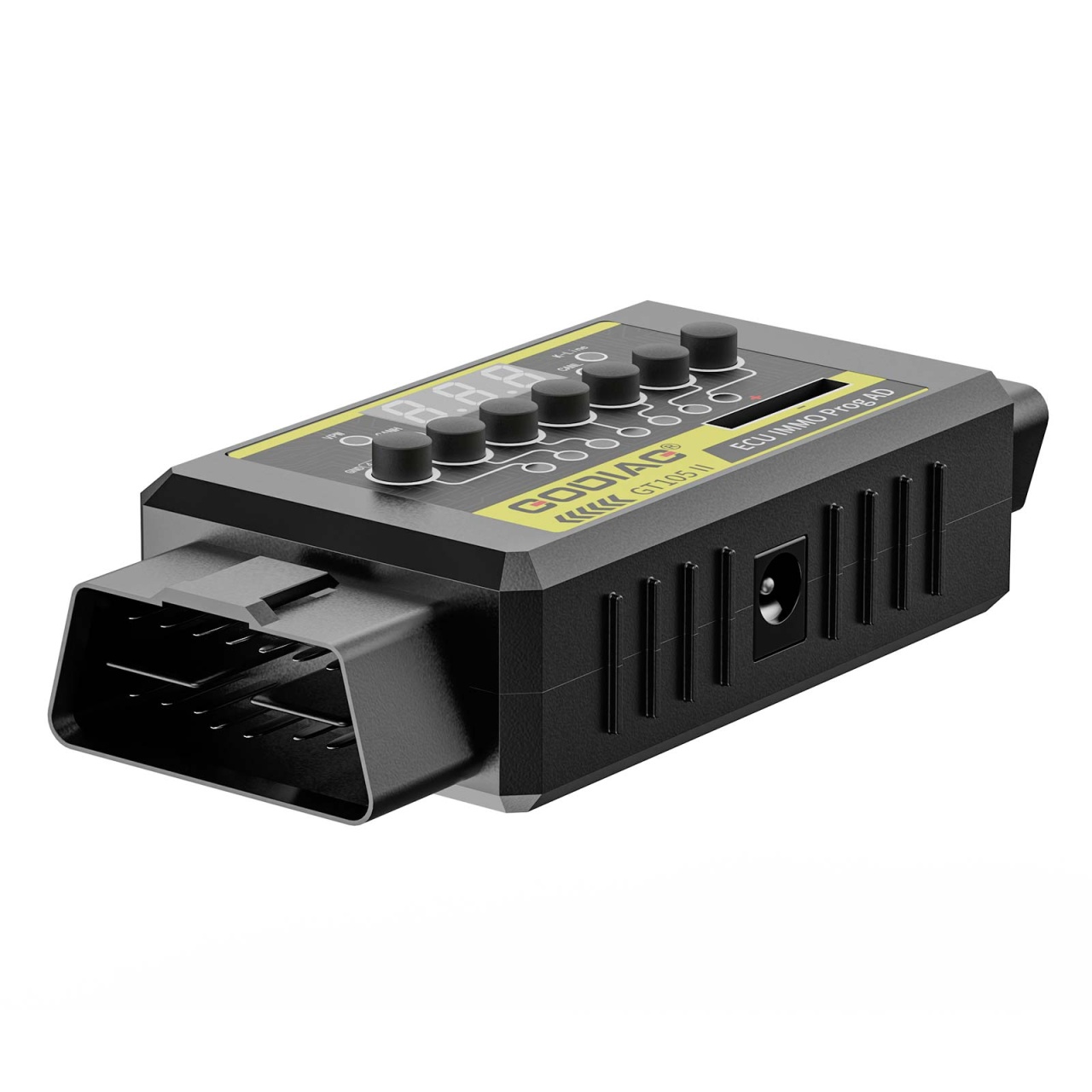 Break Out Box OBD2 GODIAG GT105 II, Adaptor IMMO si ECU, Test CR2032, Alarma Tensiune Scazuta, Programare si Diagnoza Auto, Afisaj Tensiune, Test Baterie, VPW/CAN/K-Line - imagine 6