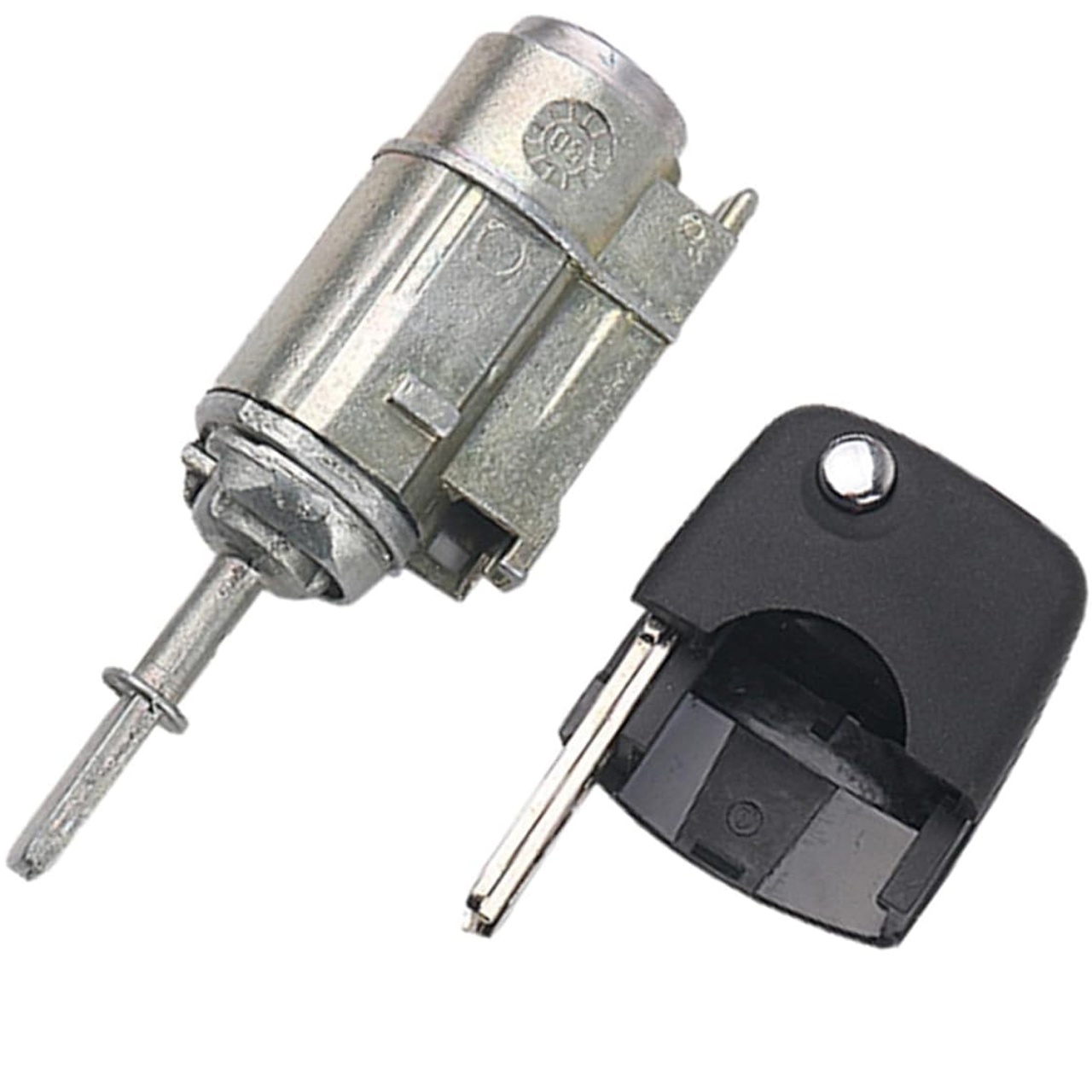 Butuc yala cilindru usa stanga fata cu cheie Techstar, compatibil Audi A6 C5 (1997–2005), cod OE 4B0837217 / 4B0837217A