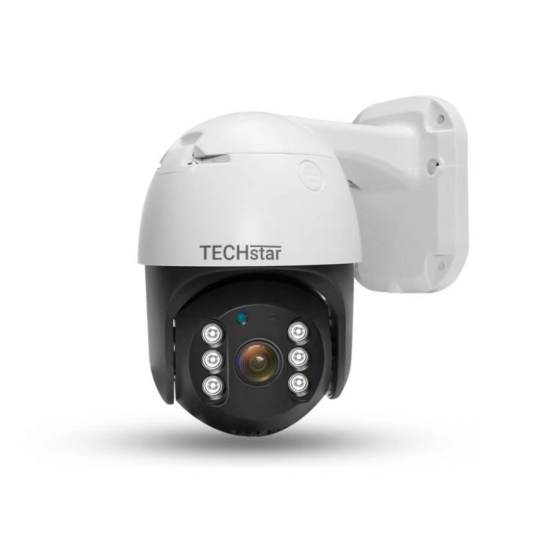 Camera Supraveghere PTZ Techstar® 19HS, 2MP, FullHD, Lumina Infrarosie si LED, Control Vertical + Orizontal, Audio Bidirectional, Detectarea Miscarii, ONVIF, P2P, Cloud, Slot MicroSD, Auto-Tracking - 2 | YEO