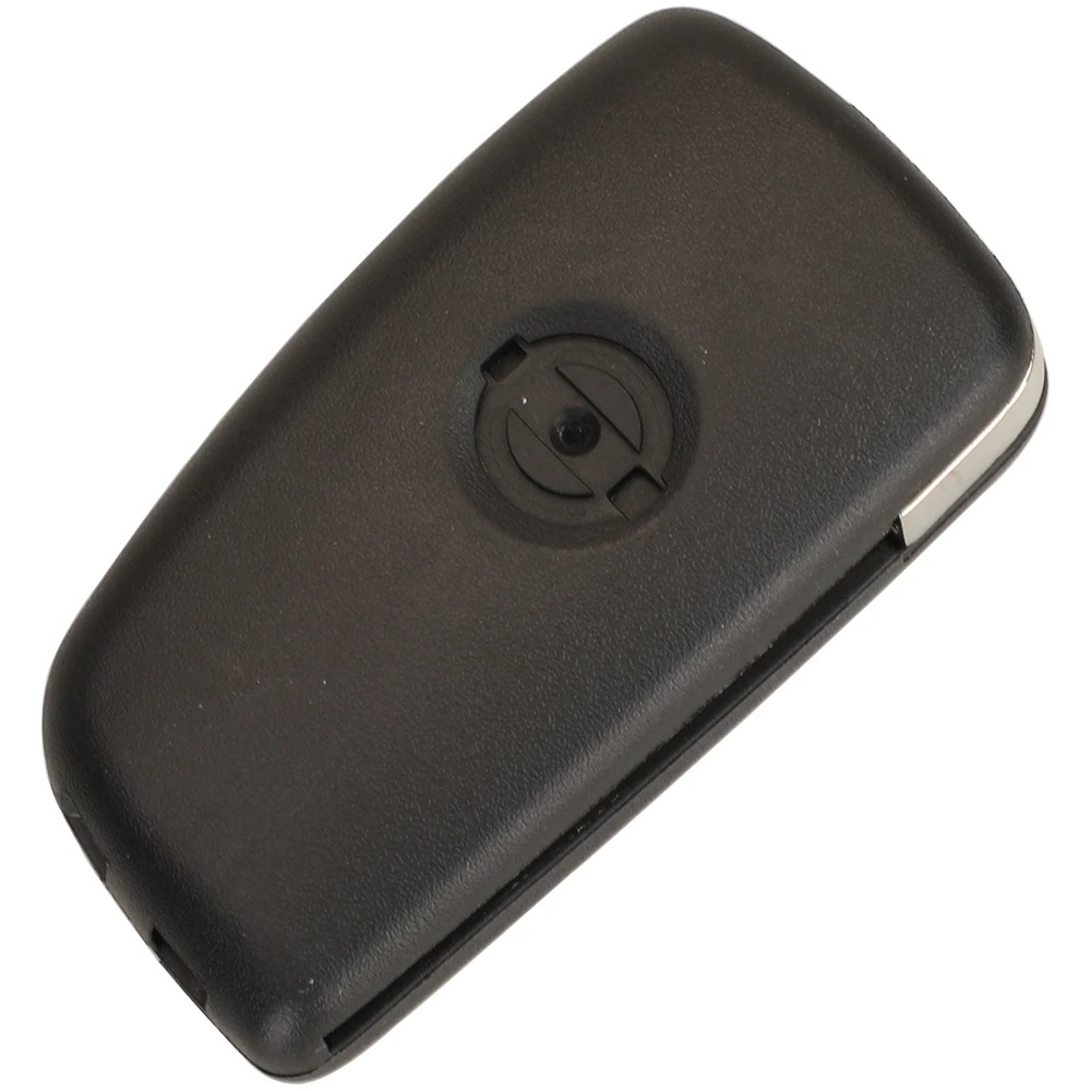 Carcasa cheie auto pliabila Techstar compatibila cu Nissan Qashqai, Juke, Sunny, 3 butoane, buton HOLD portbagaj, lama inclusa, fara electronica - imagine 3