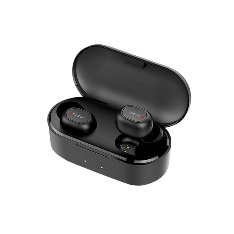 Casti Techstar® QCY T2C cu Bluetooth 5.0, In Ear, Handsfree, 800mAH, Waterproof, Extra Bass, Compatibile Android si iOS