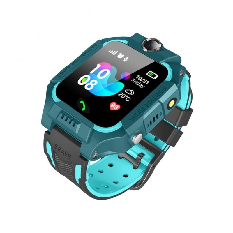 Ceas Smartwatch Copii Techstar® Y99, 1.40 inch IPS, Cartela SIM 4G LTE, Tracker GPS, AGPS, LBS, WIFI, Buton SOS, Apelare Video, Verde - 2 | YEO