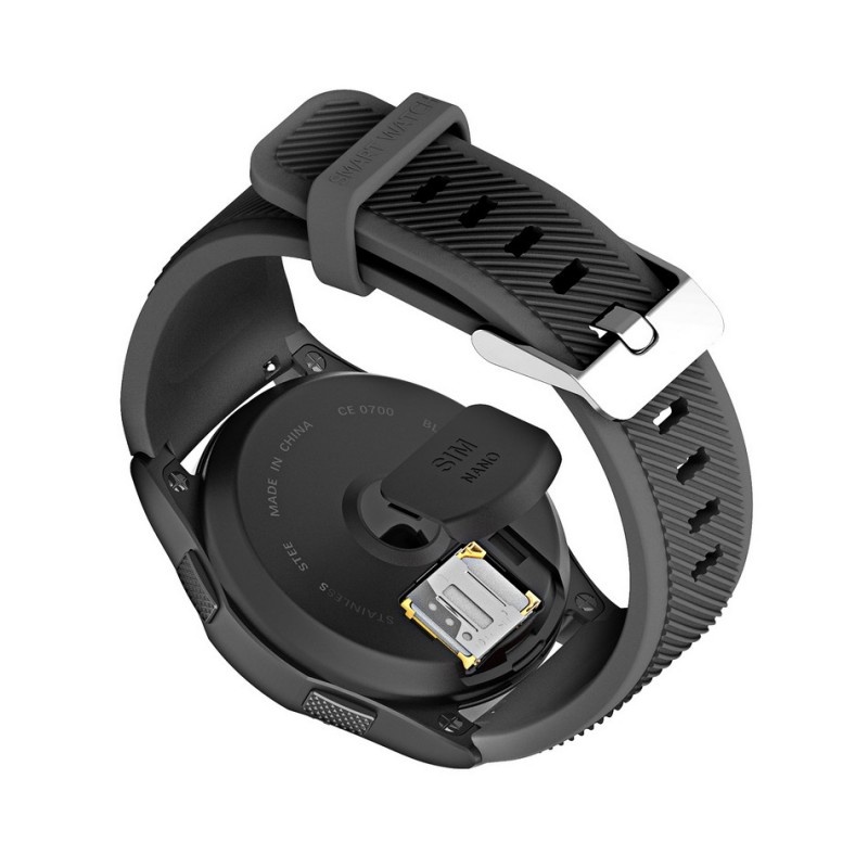 Poze Ceas Smartwatch Techstar® DT No.1 G8, MTK2502, Bluetooth 4.0, SIM, Notificari, Monitorizare Puls, Culoare Negru