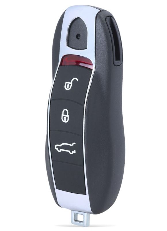 Cheie Auto Completa Programabila, compatibila Porsche Cayenne, 911, Boxster – 3 butoane, FCC KR55WK50138 / KR55WK50136, cu cip si baterie - 2 | YEO