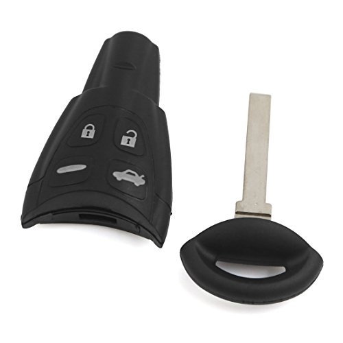 Cheie Auto Completa Programabila Compatibila Saab 9-3, 9-5 (2003–2011) – 4 butoane, 433MHz, cip ID46 – FCC LTQSAAM433TX - 1 | YEO