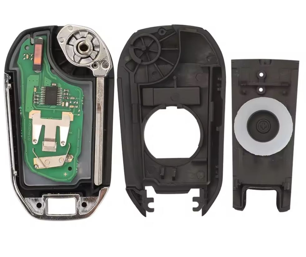 Cheie auto completa si programabila Techstar, compatibila cu Citroen Peugeot, 3 butoane, 433MHz, chip ID46 PCF7941, lama HU83 - 1 | YEO