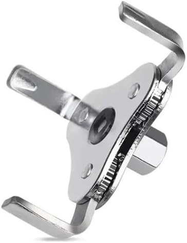 Cheie universala pentru filtru de ulei Techstar, reglabila cu 3 brate (3-Jaw), 2 cai, Metalic - 1 | YEO